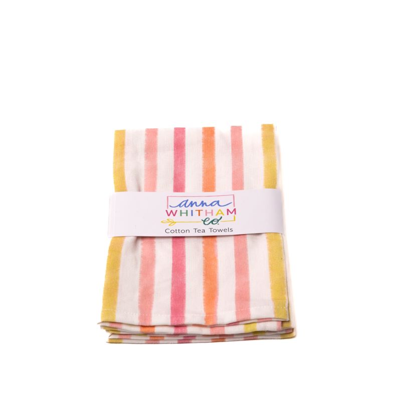 Taffy Stripe Tea Towel Set from Anna Whitham Co.